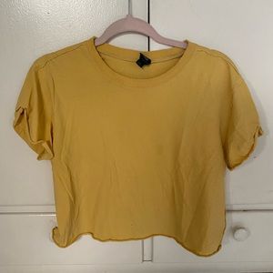 Yellow Crop Top